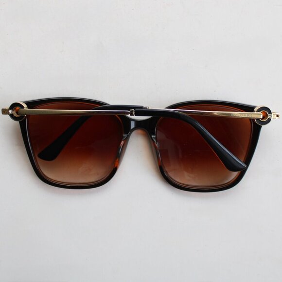 Bvlgari Women\'s Brown Gold Gradient Square Prescription Sunglasses BV8831 541313